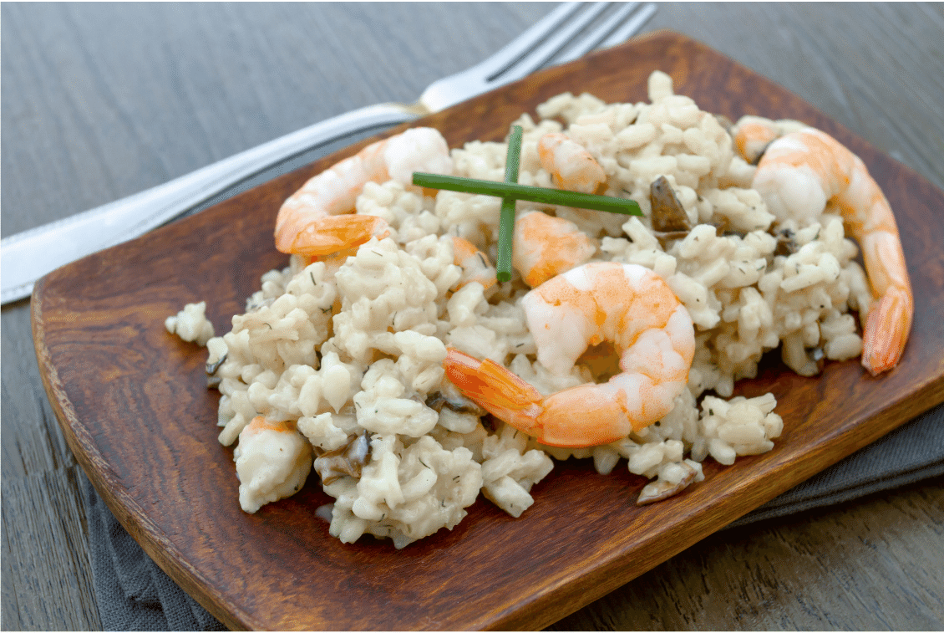 Risotto aux crevettes