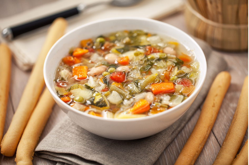 Minestrone d’hiver aux potimarron