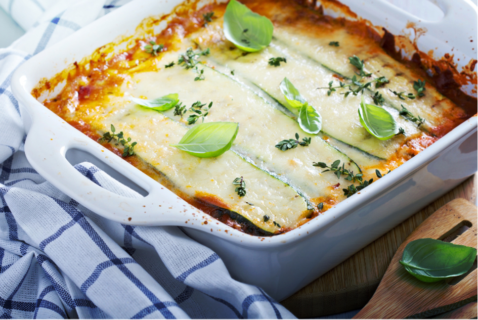 Lasagne de courgette à la bolognaise